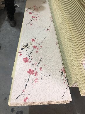 安装竹木纤维集成墙板的施工进程